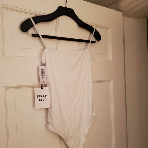 ARITZIA Ribbed Bodysuit - Picture 1 of 5